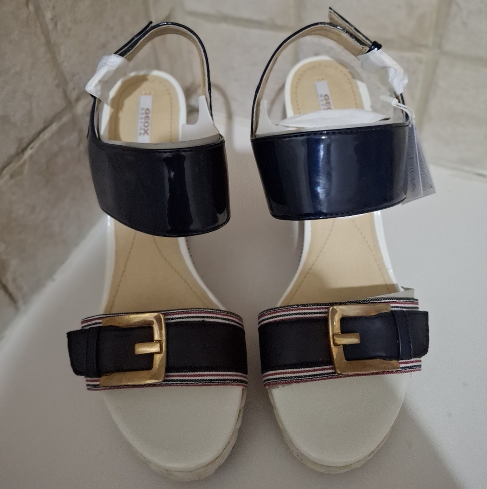 Geox Respira Espadrille Sandals Size 9